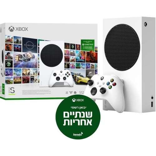 Manno_games קונסולות משחק קונסולת משחק Microsoft Xbox Series S  - נפח 512GB SSD - באנדל Starter הכולל מנוי Game Pass Ultimate ל