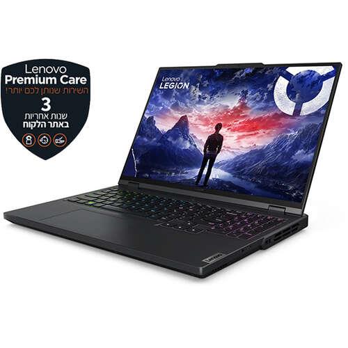 Manno_games מחשב נייד גיימינג מחשב נייד Lenovo Legion Pro 5-16IRX9 83DF001QIV - צבע Onyx Grey - פד עכבר כלול באריזה במתנה!